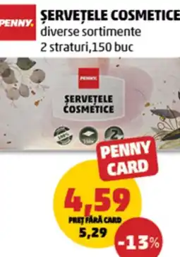 Penny Șervețele cosmetice Ofertă