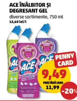 Penny Ace înălbitor și degresant gel Ofertă