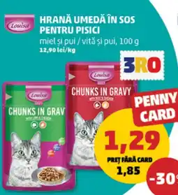 Penny Hrană umedă în sos pentru pisici Ofertă