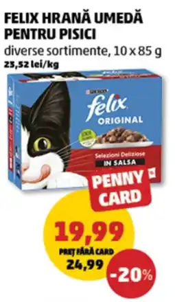 Penny Felix hrana umedă pentru pisici Ofertă