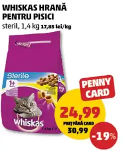 Penny Whiskas hrană pentru pisici steril Ofertă