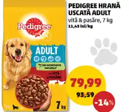 Penny Pedigree hrană uscată adult vitǎ & pasǎre Ofertă