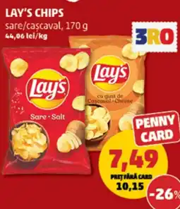 Penny Lay's chips sare/cascaval Ofertă
