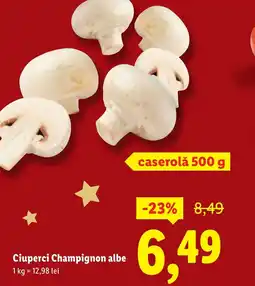 Lidl Ciuperci Champignon albe Ofertă