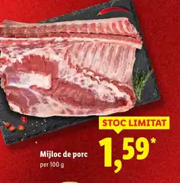 Lidl Mijloc de porc Ofertă