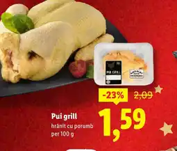 Lidl Pui grill hrănit cu porumb Ofertă