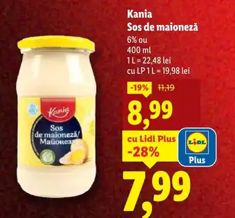 Lidl Kania Sos de maionezǎ Ofertă