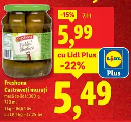 Lidl Freshona Castraveţi murați Ofertă
