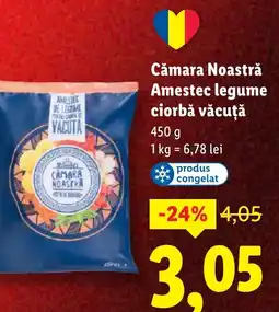Lidl Cămara Noastră Amestec legume ciorbă văcuţăǎ Ofertă