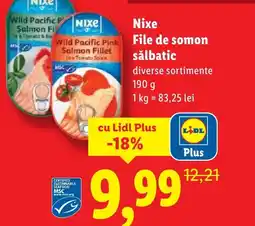 Lidl Nixe File de somon sălbatic Ofertă