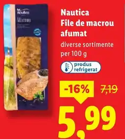 Lidl Nautica File de macrou afumat Ofertă