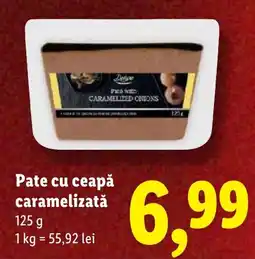 Lidl Pate cu ceapă caramelizată Ofertă