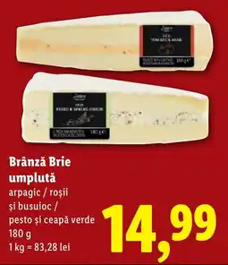 Lidl Deluxe Brânză Brie umplută Ofertă