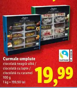 Lidl Deluxe Curmale umplute Ofertă