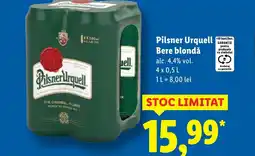Lidl Pilsner Urquell Bere blondă Ofertă