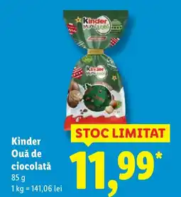 Lidl Kinder Ouǎ de ciocolată Ofertă