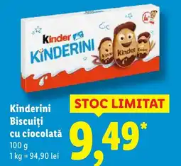 Lidl Kinderini Biscuiţi cu ciocolată Ofertă