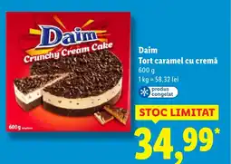 Lidl Daim Tort caramel cu cremă Ofertă