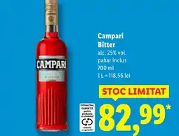 Lidl Campari Bitter Ofertă