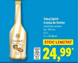 Lidl Tokaj Spirit Cremă de lichior Ofertă
