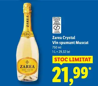 Zarea Crystal Vin spumant Muscat