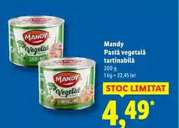 Lidl Mandy Pastǎ vegetală tartinabilǎ Ofertă