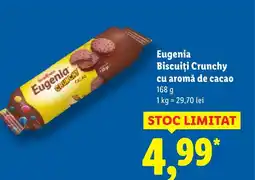 Lidl Eugenia Biscuiți Crunchy cu aromă de cacao Ofertă