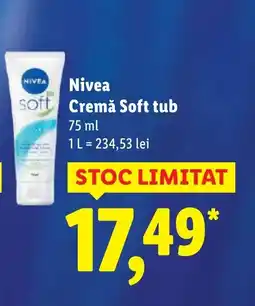 Lidl Nivea Cremă Soft tub Ofertă
