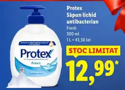 Lidl Protex Săpun lichid antibacterian Ofertă