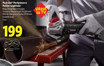 Lidl Parkside Performance Polizor unghiular Ofertă