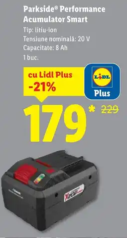 Lidl Parkside® Performance Acumulator Smart Ofertă
