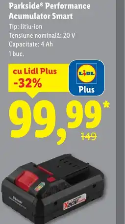 Lidl Parkside® Performance Acumulator Smart Ofertă