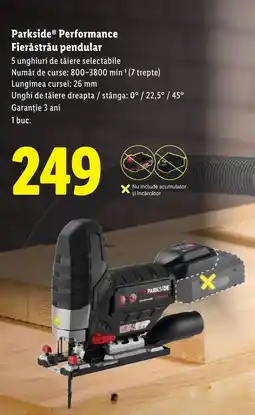 Lidl Parkside® Performance Fierăstrău pendular Ofertă
