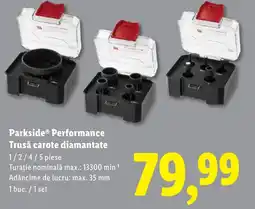 Lidl Parkside® Performance Trusă carote diamantate Ofertă