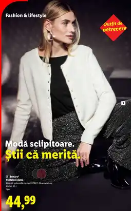 Lidl Esmara® Pantaloni damă Ofertă