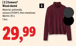 Lidl Esmara® Bluzǎ damă Ofertă