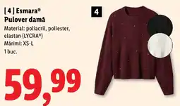 Lidl EsmaraⓇ Pulover damă Ofertă