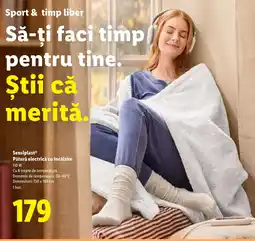 Lidl Sensiplast Pătură electrică cu încălzire Ofertă