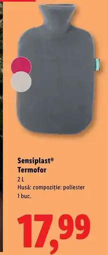 Lidl Sensiplast Termofor Ofertă