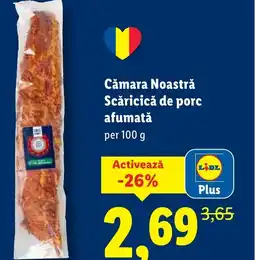 Lidl Cămara Noastră Scăricică de porc Ofertă