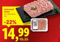 Lidl Carne tocată de porc Ofertă