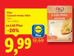 Lidl Pilos Cascaval rotund, feliat Ofertă