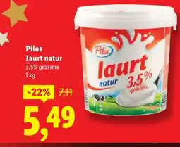 Lidl Pilos Iaurt natur Ofertă