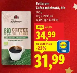 Lidl Bellarom Cafea măcinată, bio Ofertă