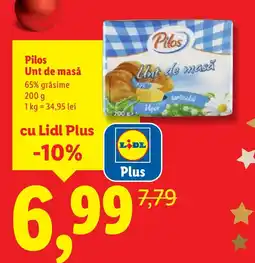 Lidl Pilos Unt de masă Ofertă