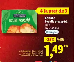Lidl Belbake Drojdie proaspătă Ofertă