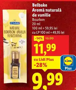 Lidl Belbake Aromă naturală de vanilie Ofertă
