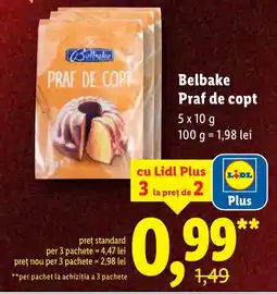 Lidl Belbake Praf de copt Ofertă