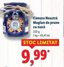 Lidl Cămara Noastră Magiun de prune cu nucă Ofertă
