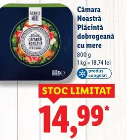 Lidl Cămara Noastră Plăcintă dobrogeană cu mere Ofertă